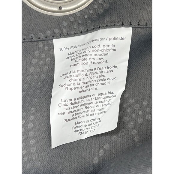 Kohl’s Natural Grey Valance Decorative Blackout Window Curtain Lightweight New - Picture 4 of 4